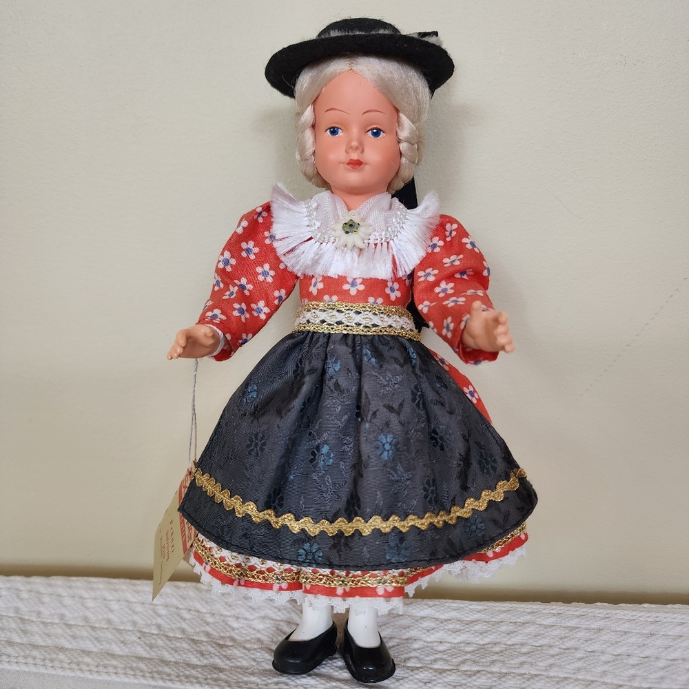 Vintage Original Schmider Trachten German Doll Franzi Salzburg Traditional Dress